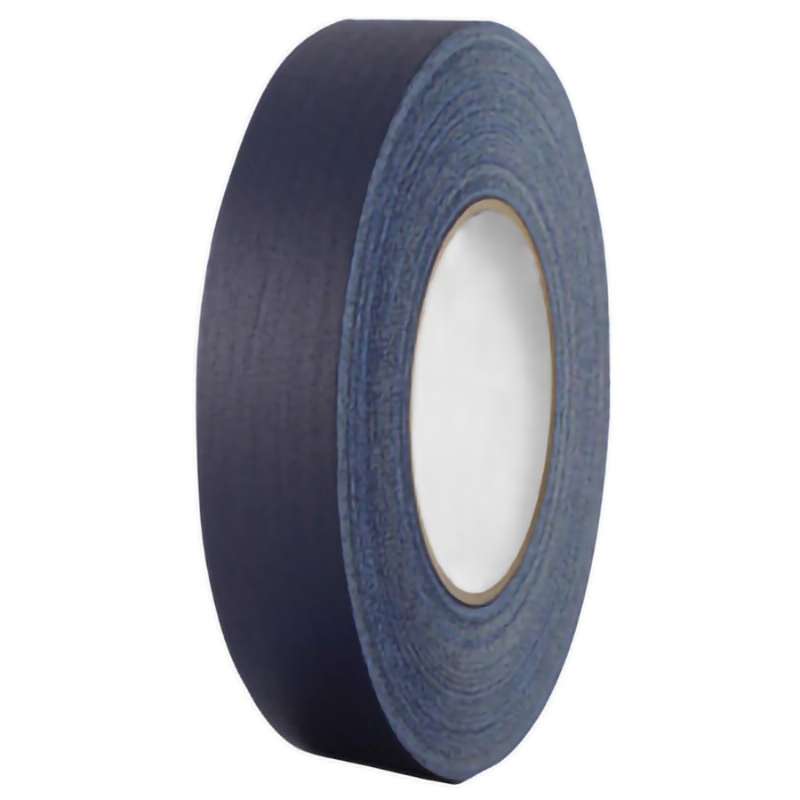 Gaffers Tape, 1"x55 Yds, 3" Core, 11 mil, Navy